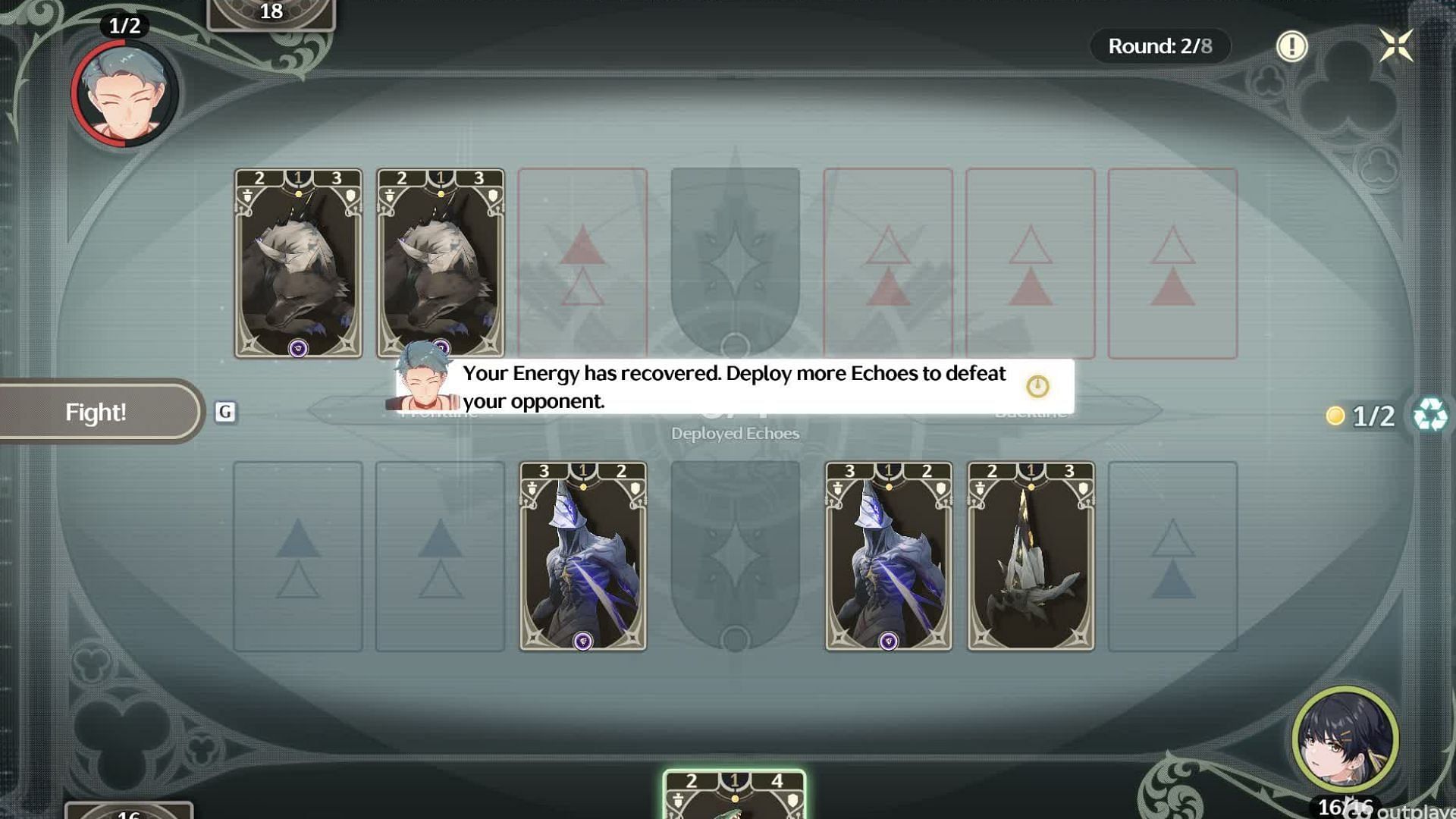 Echoes can be deployed at the cost of energy (Image via Kuro Games)